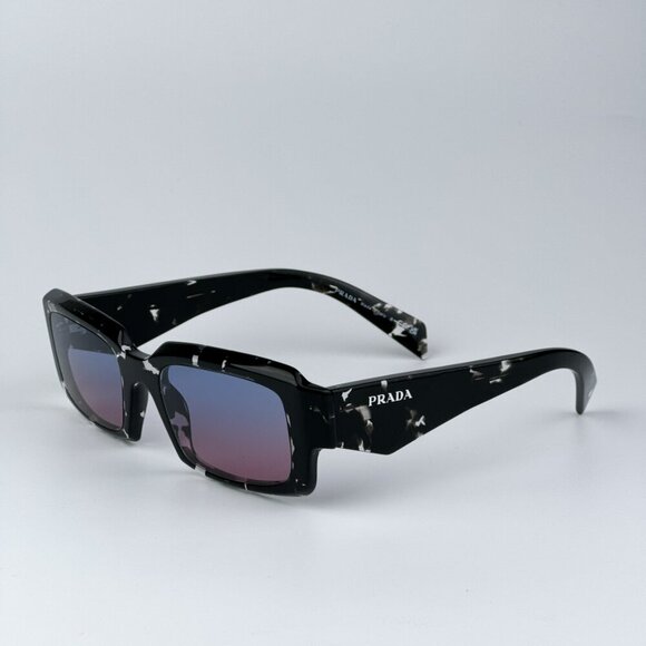 Prada PR27ZS 15O60E bRAND NEW Sunglasses Black Tortoise Blue Gradient Unisex - Picture 5 of 10